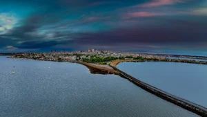 Pleasure Bay And Castle Island From Head Island