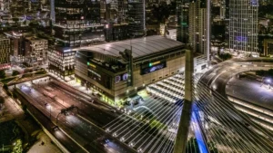Td Garden From The Top Of The Zakim Bridge